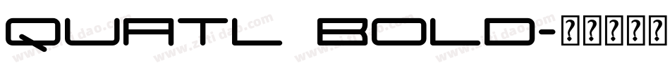 Quatl Bold字体转换
